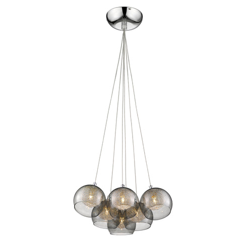 Decorative Luminaire In Chrome And Smoked Grey LL00072